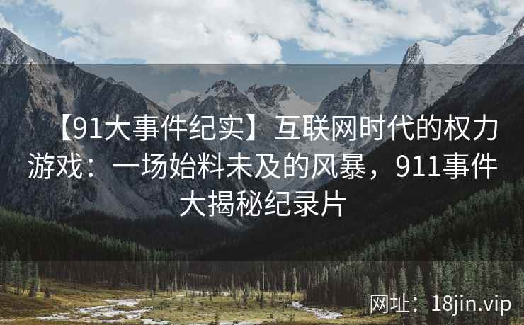 【91大事件纪实】互联网时代的权力游戏：一场始料未及的风暴，911事件大揭秘纪录片