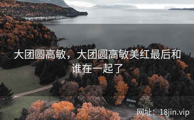 大团圆高敏，大团圆高敏美红最后和谁在一起了